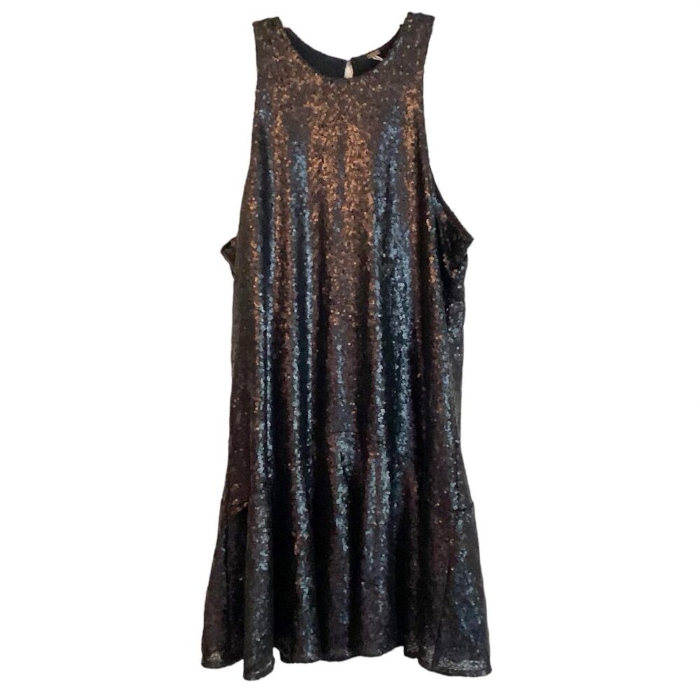 Free People Liquid Shine Mini Dress - Picture 12 of 14